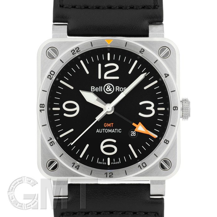 BELL & ROSS ベル&ロス BR 03-93 GMT BR0393-GMT-ST/SCA【アウトレット】