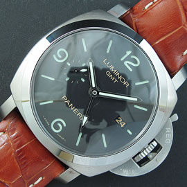 レプリカ時計パネライ ルミノール GMT PAM320, Asian 7750ムーブメント搭載!